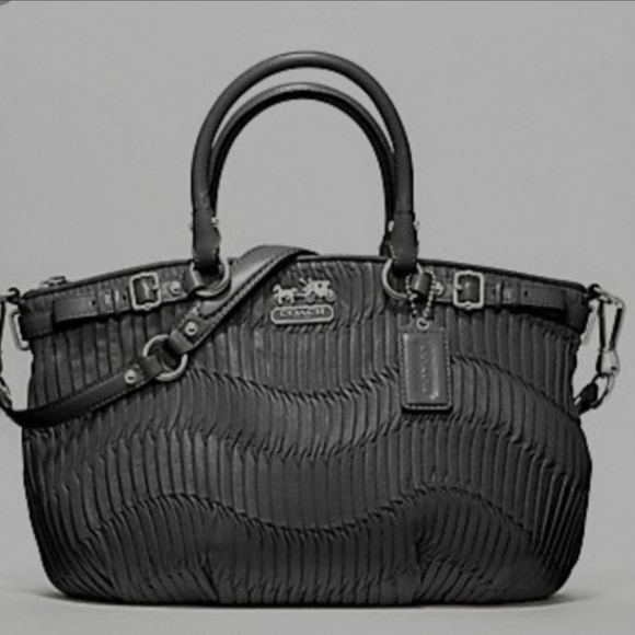 Coach Madison gathered leather bag - Picture 1 of 10